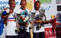 Orsini Frédéric, Lanfrey Eric, Orsini Benoît champions de France 4ème (...)